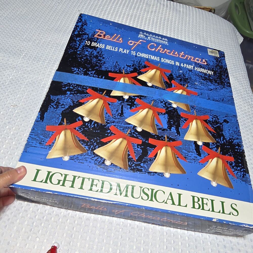 VINTAGE MR CHRISTMAS BELLS OF CHRISTMAS SET